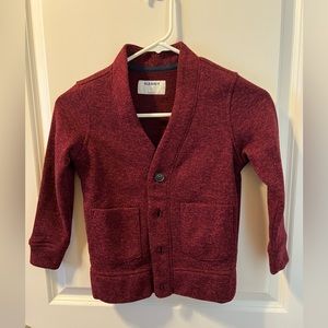 Boys Sweatshirt Fleece Cardigan Size XS